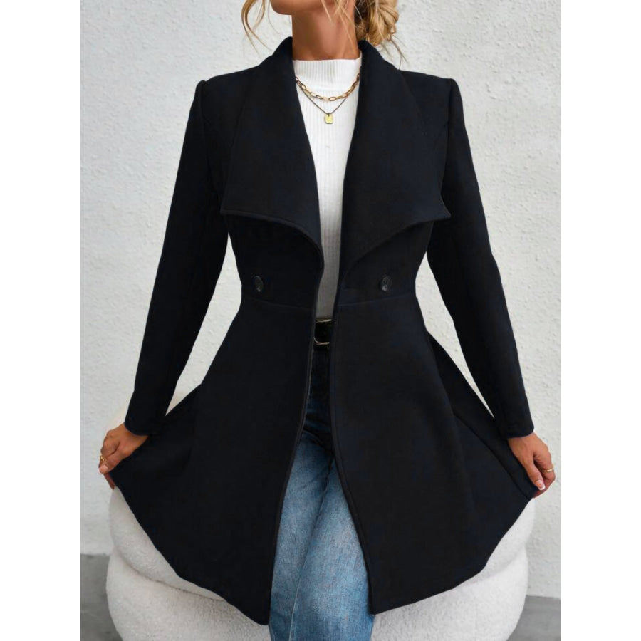 Victoria – Tailored Collared Longline Coat
