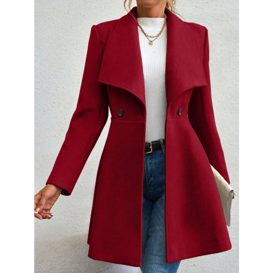 Victoria – Tailored Collared Longline Coat