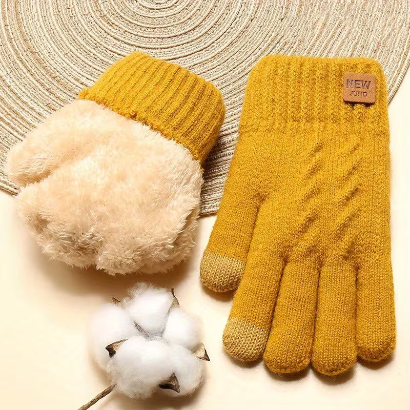 Mila – Warm Fleece-Lined Winter Gloves