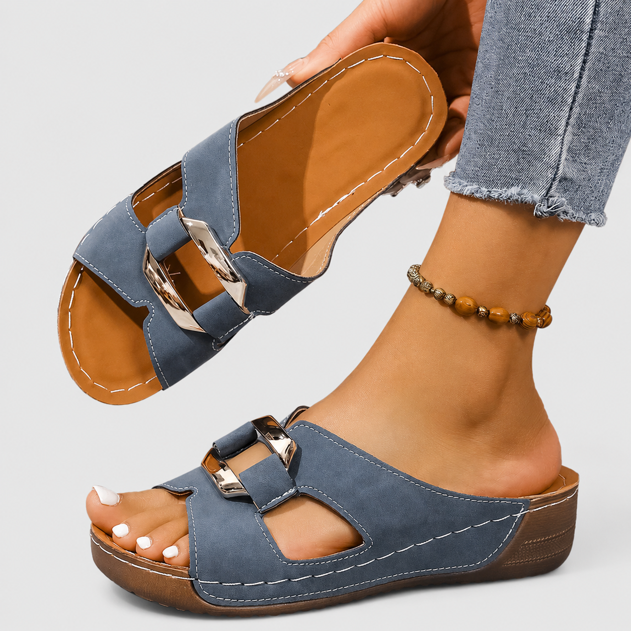 Chic Buckle Sandals
