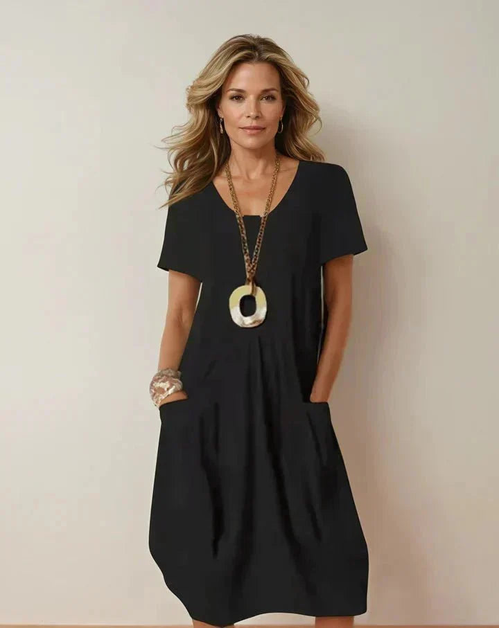 Oriane™ | Fluid Casual Maxi Dress-