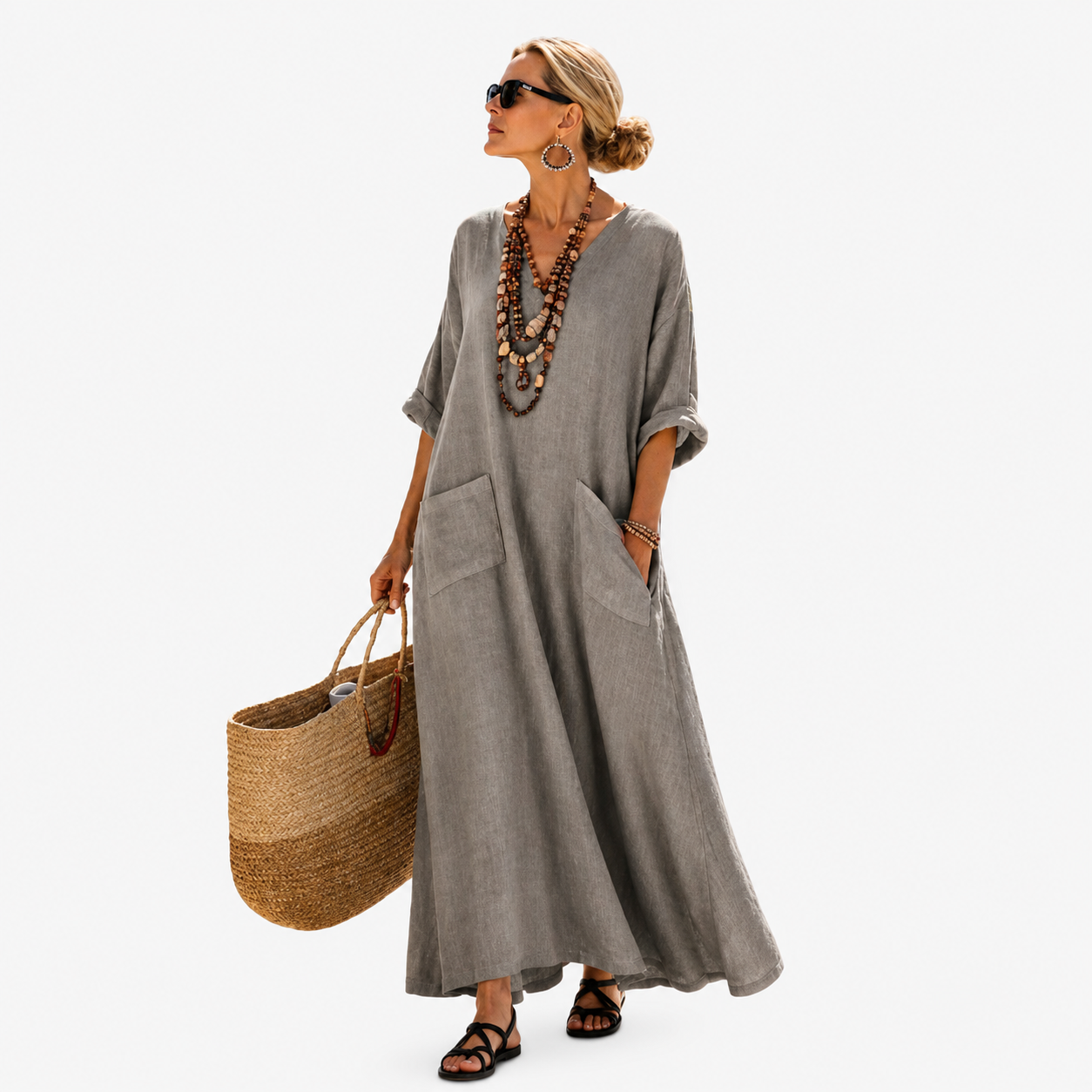 The Perlita™ Embroidered Caftan