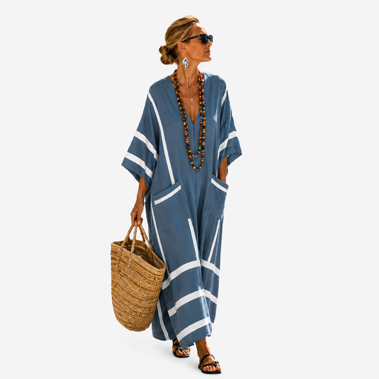 The Perlita™ Embroidered Caftan