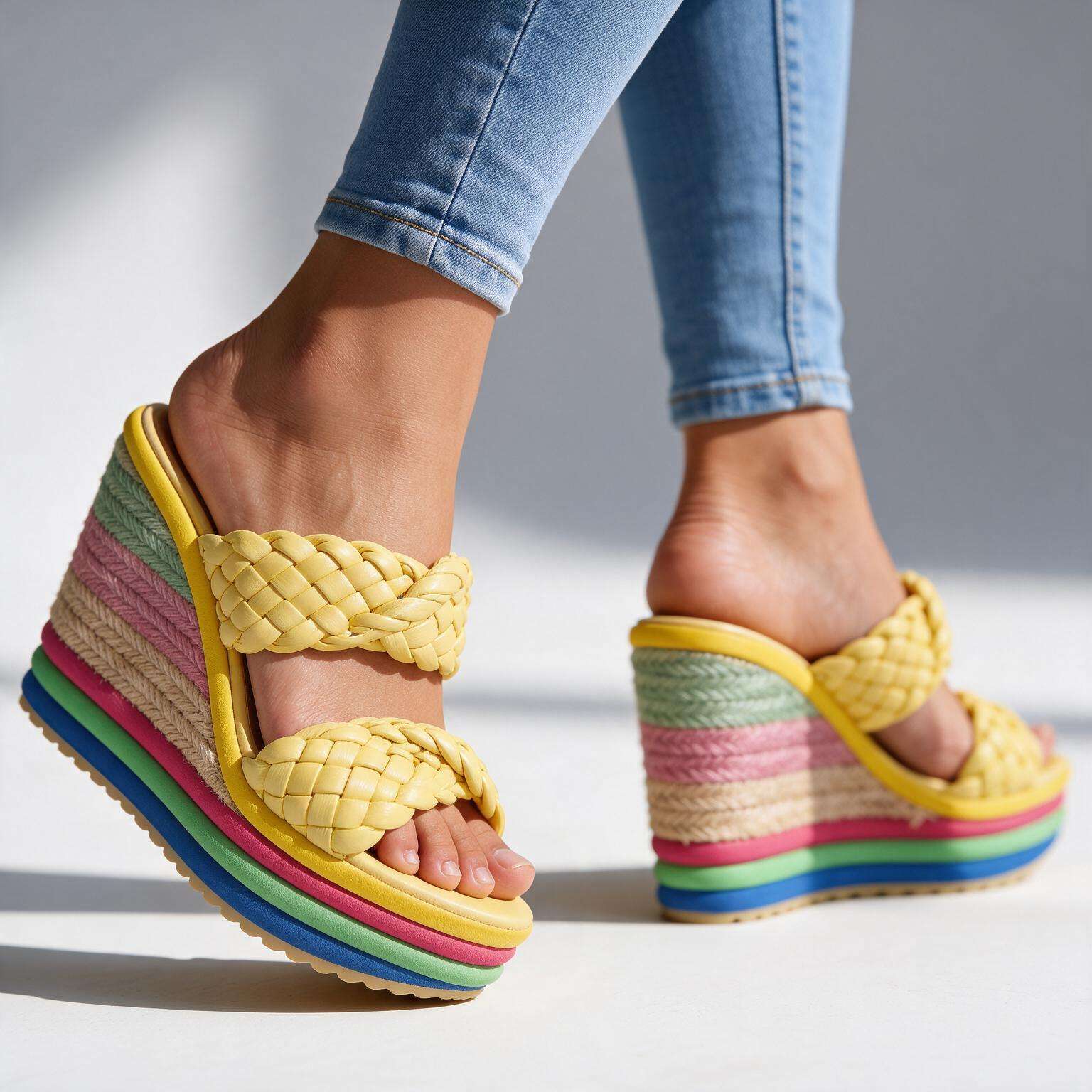 Riley Wedge Sandals