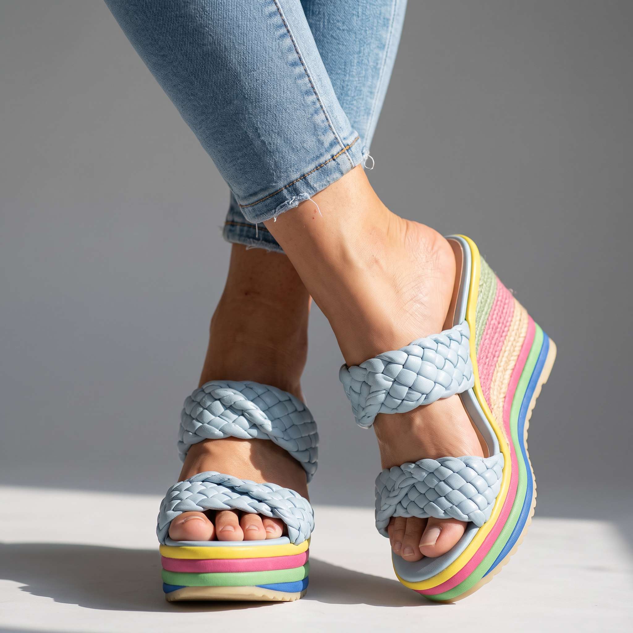 Riley Wedge Sandals
