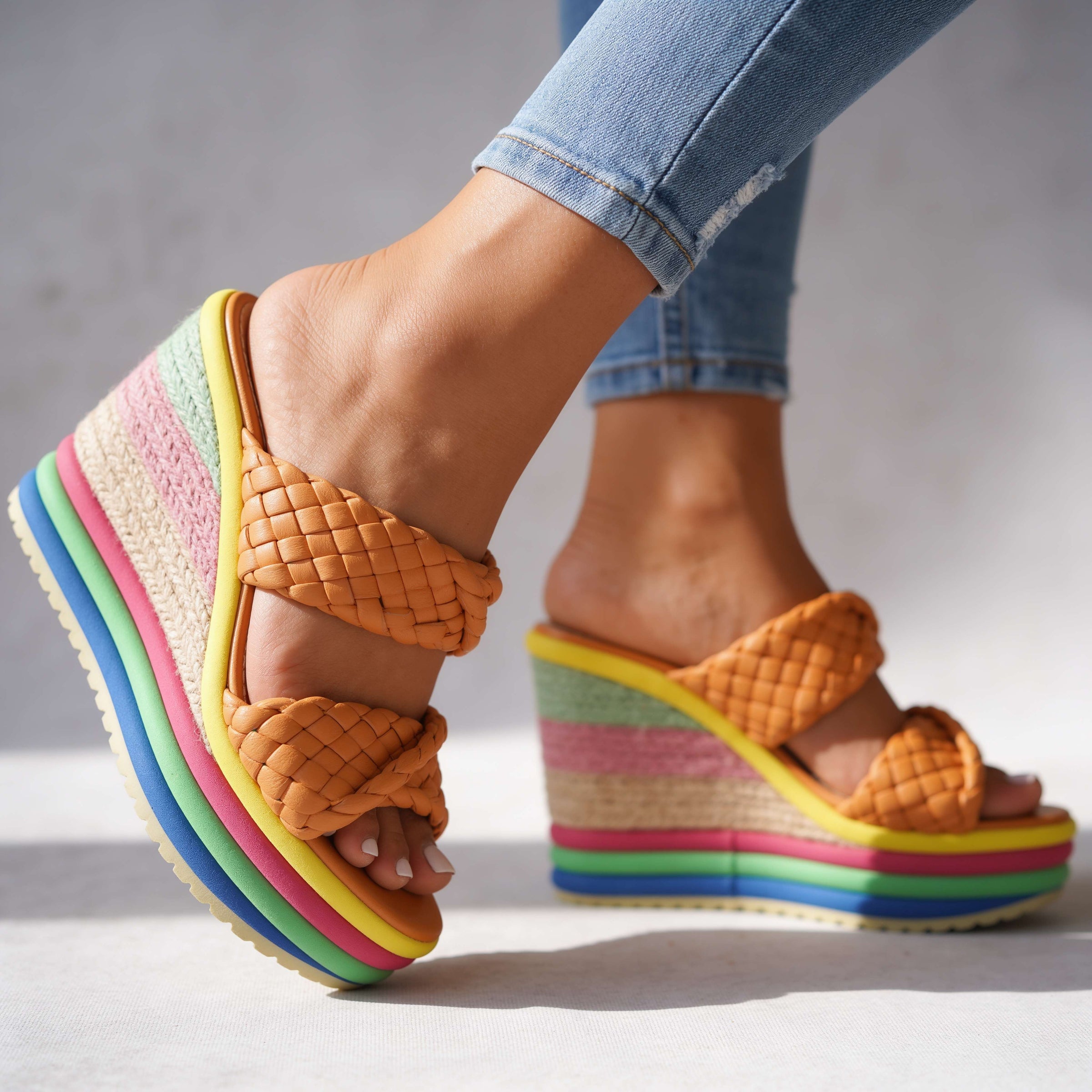 Riley Wedge Sandals