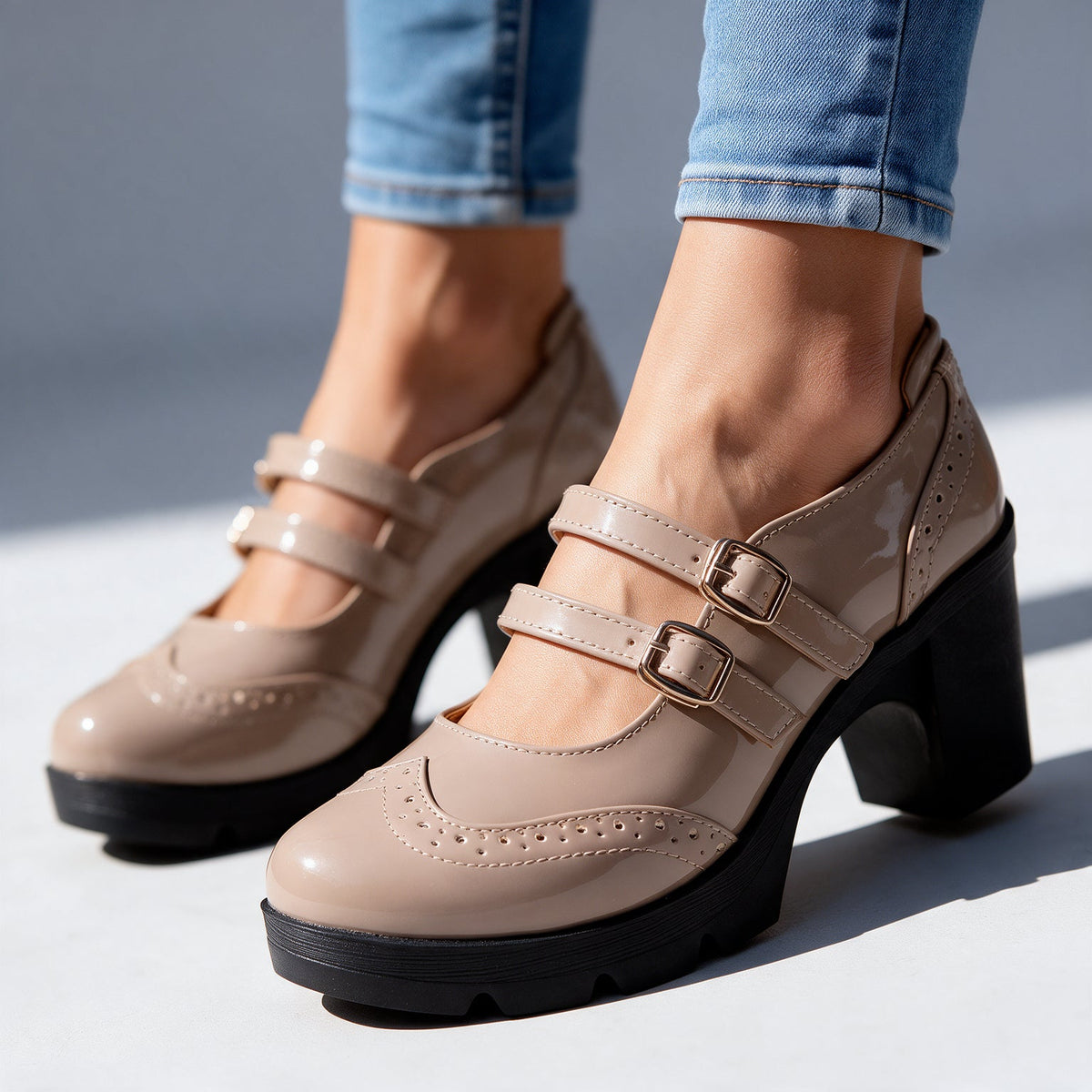 Audrey Brogue Loafers