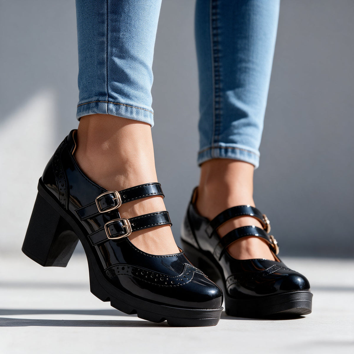 Audrey Brogue Loafers