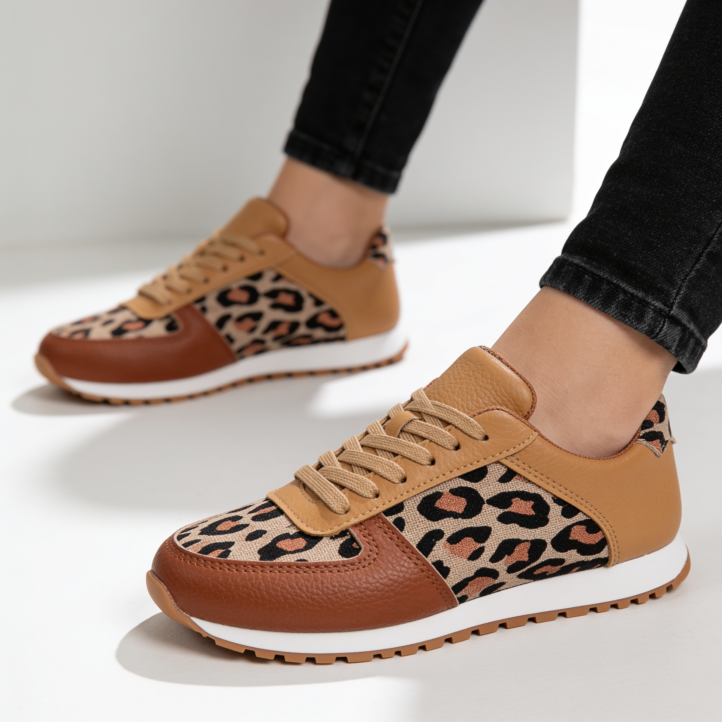 Ella Leopard Sneakers