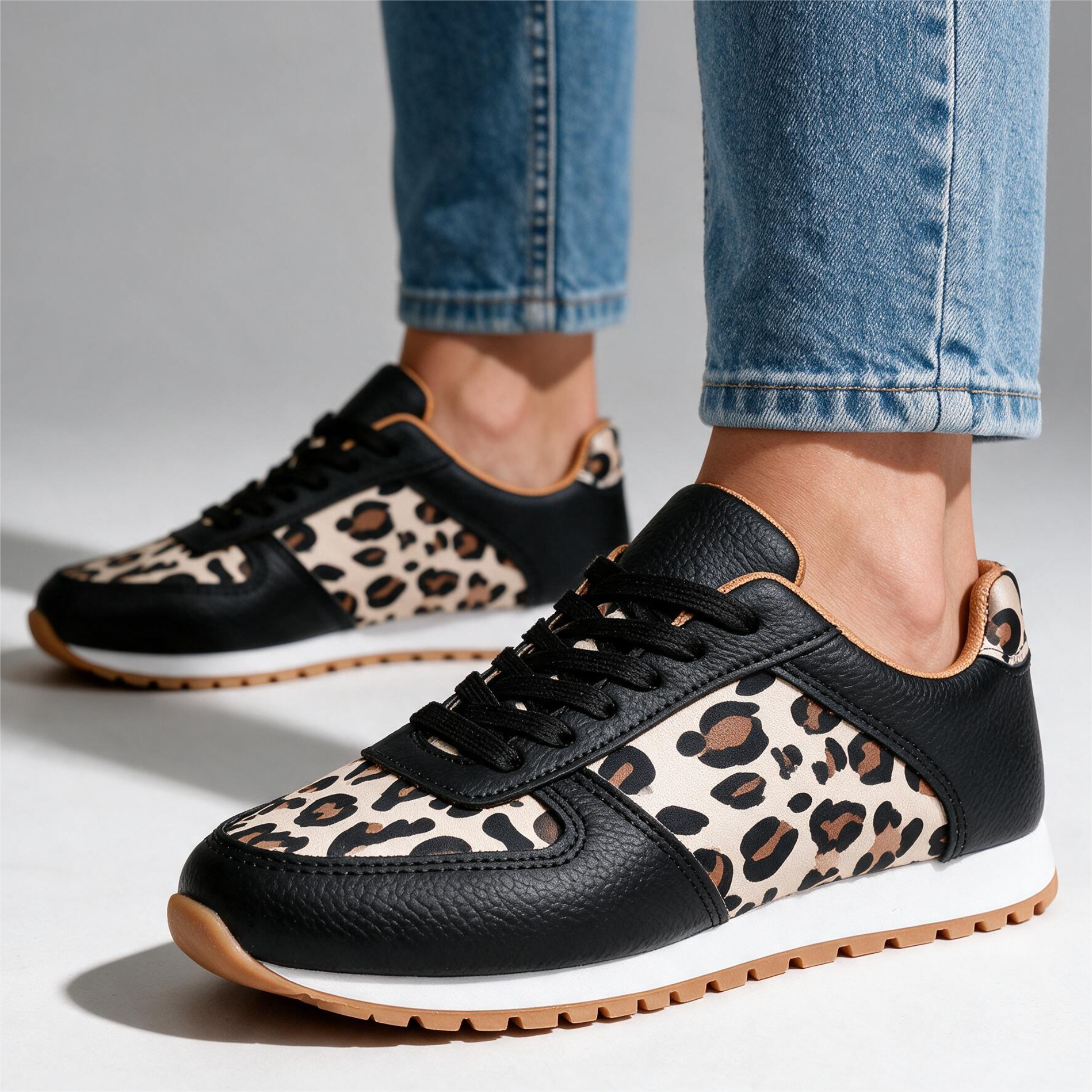 Ella Leopard Sneakers