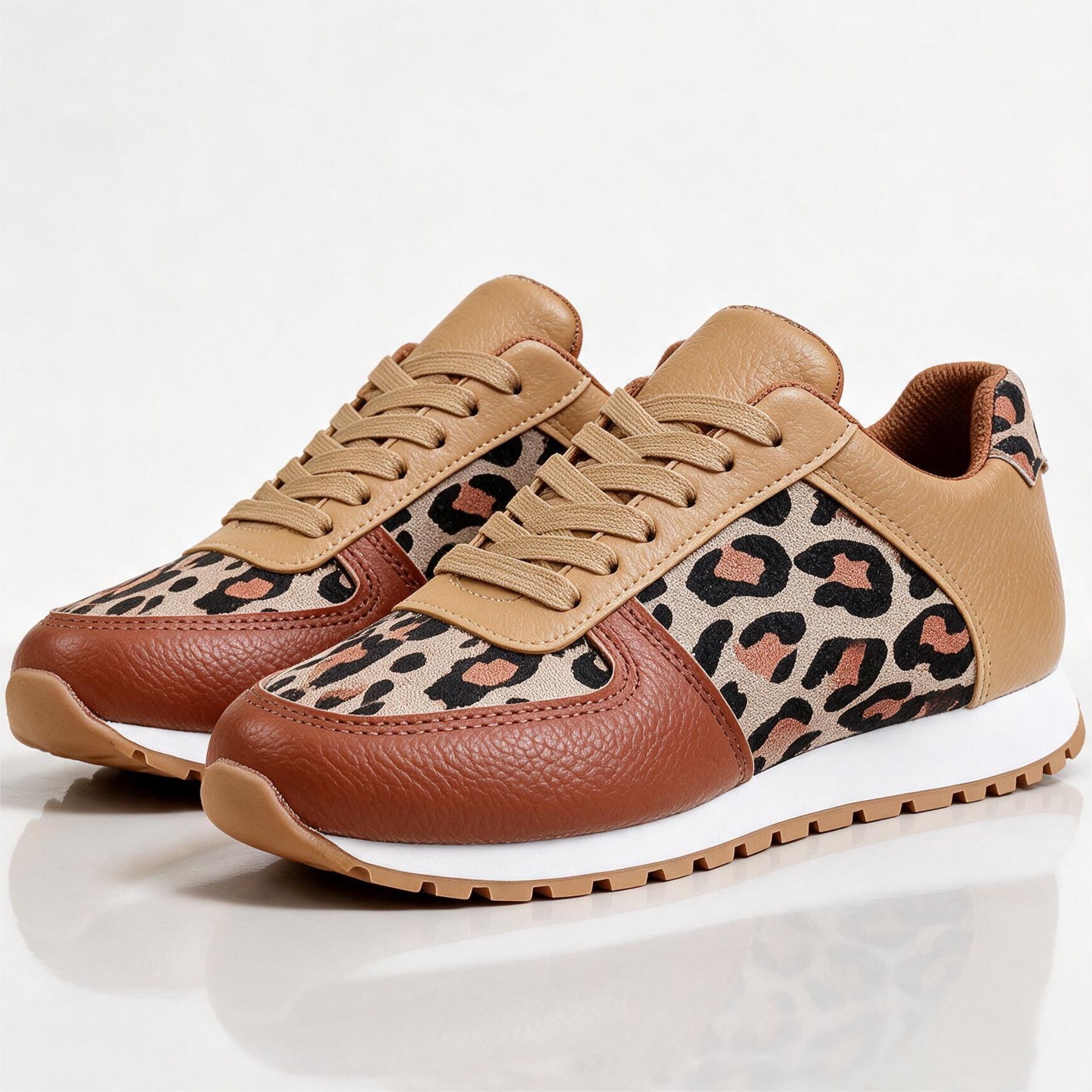Ella Leopard Sneakers