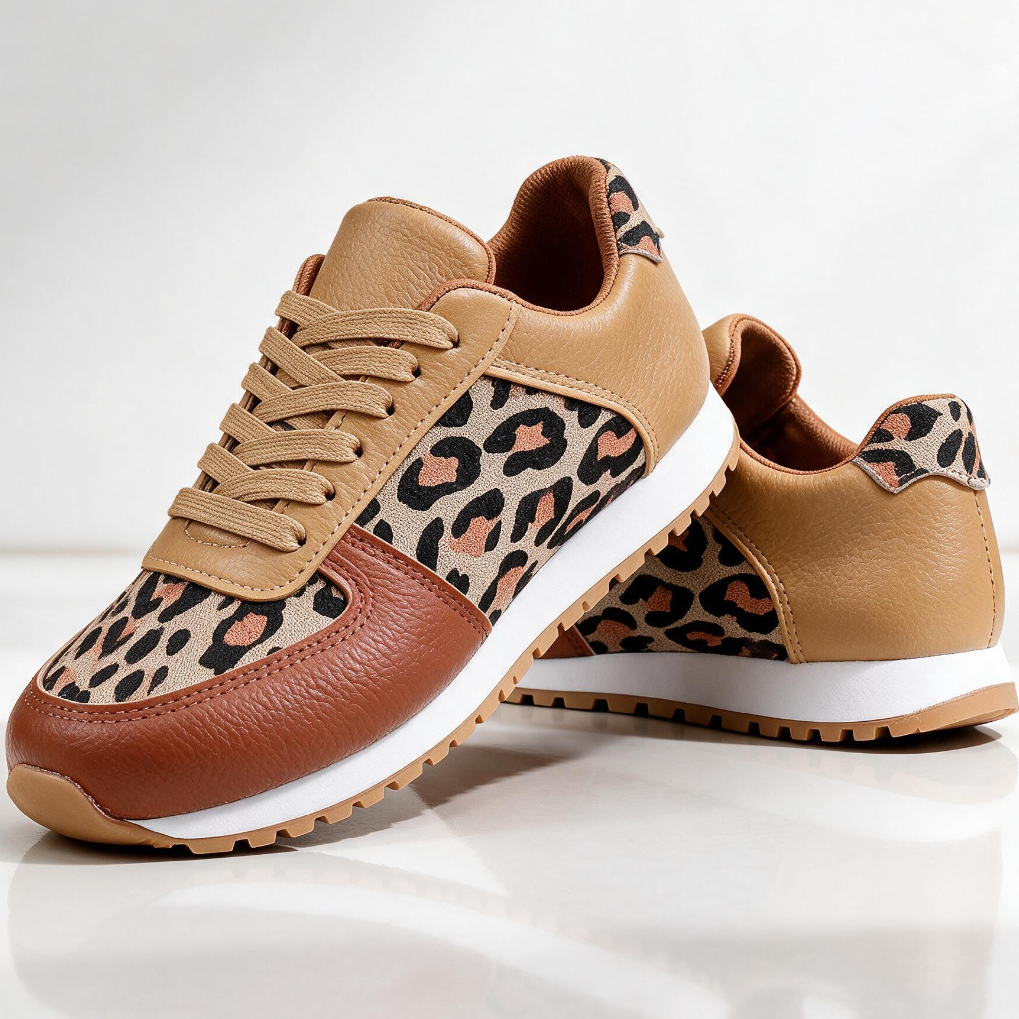 Ella Leopard Sneakers