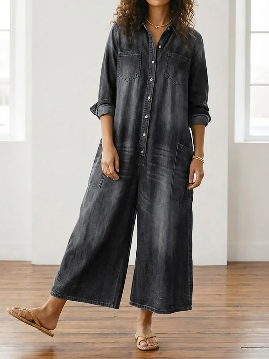 Simone | Relaxed Wide-Leg Jumpsuit