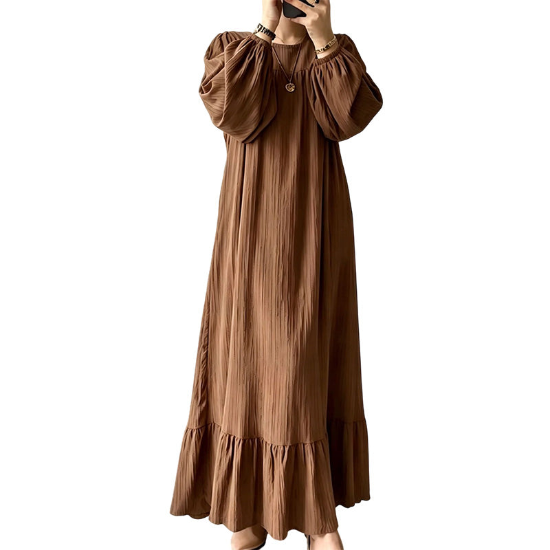 Lillian – Relaxed Ruffle Maxi Dress