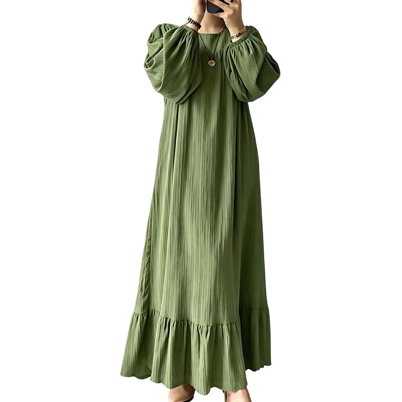 Lillian – Relaxed Ruffle Maxi Dress