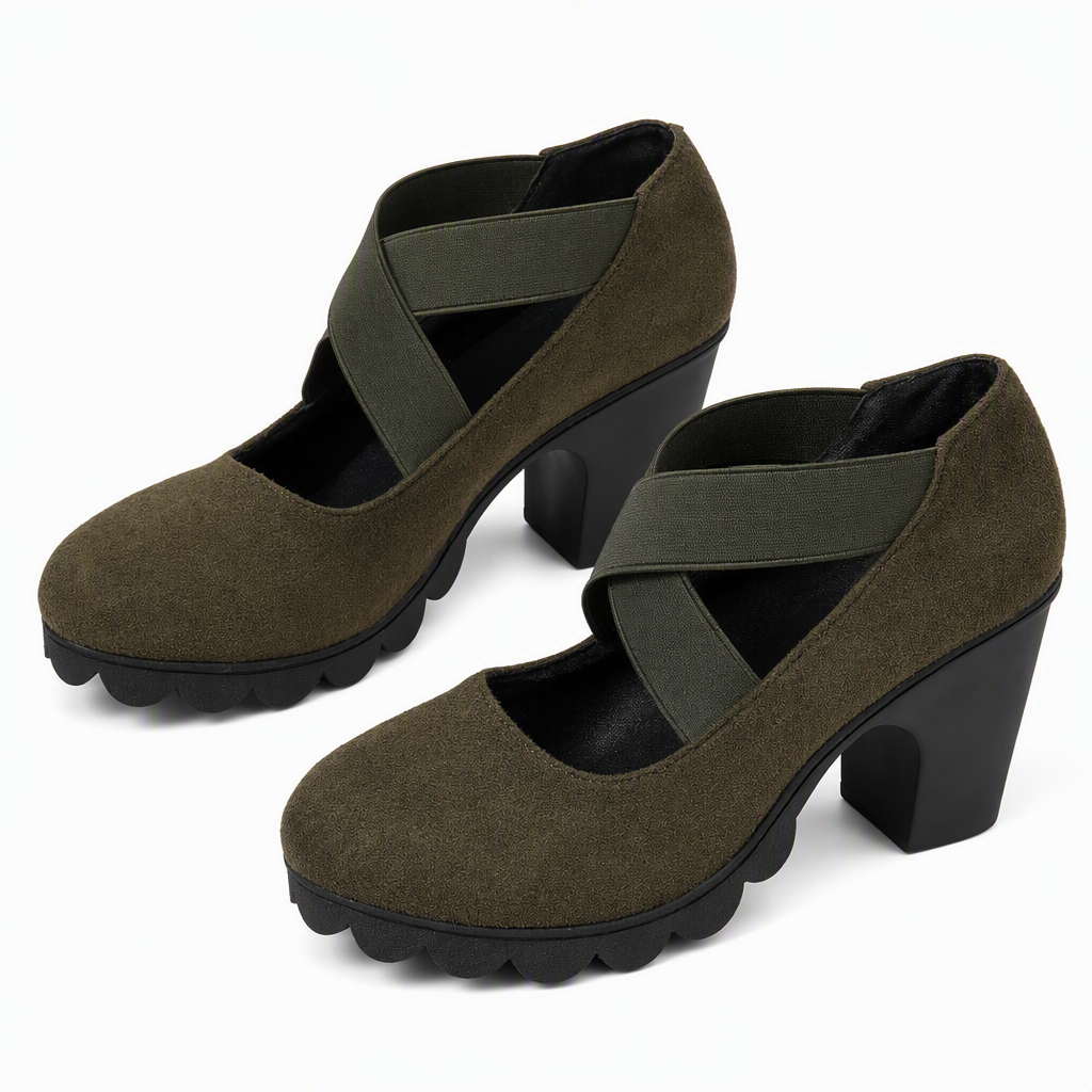 Marlowe – Crisscross Mary Jane Heels
