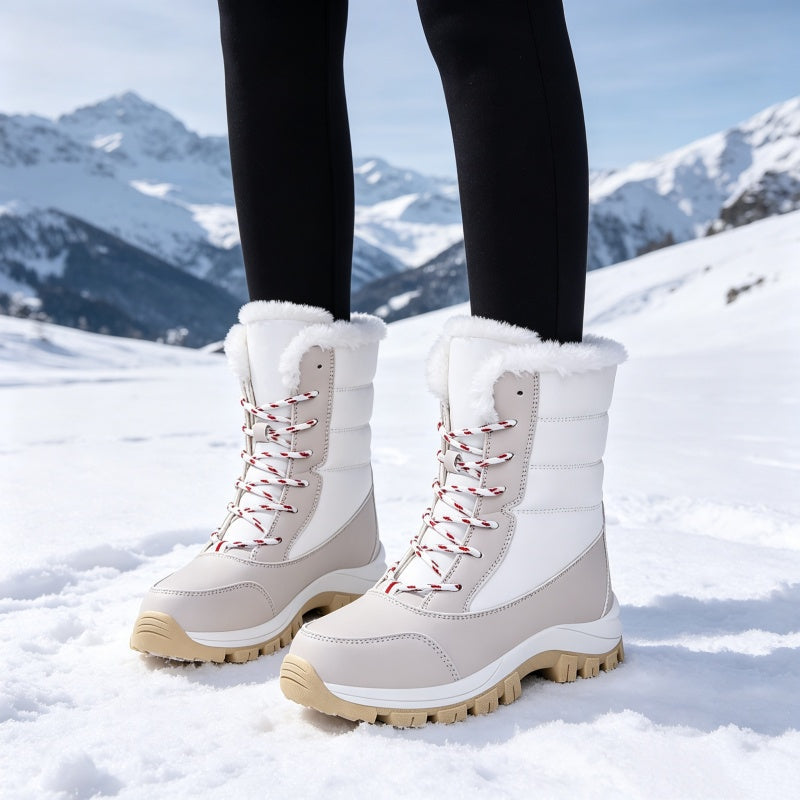 Amelia™ | Plush-Lined | Water-Resistant Non-Slip Mid-Calf Boots