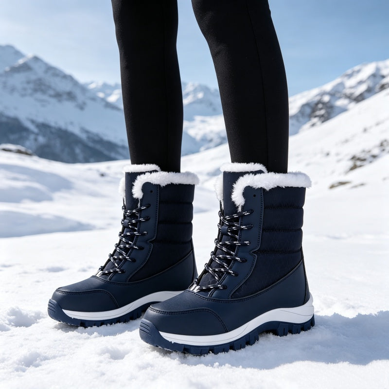 Amelia™ | Plush-Lined | Water-Resistant Non-Slip Mid-Calf Boots