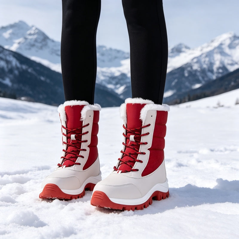 Amelia™ | Plush-Lined | Water-Resistant Non-Slip Mid-Calf Boots